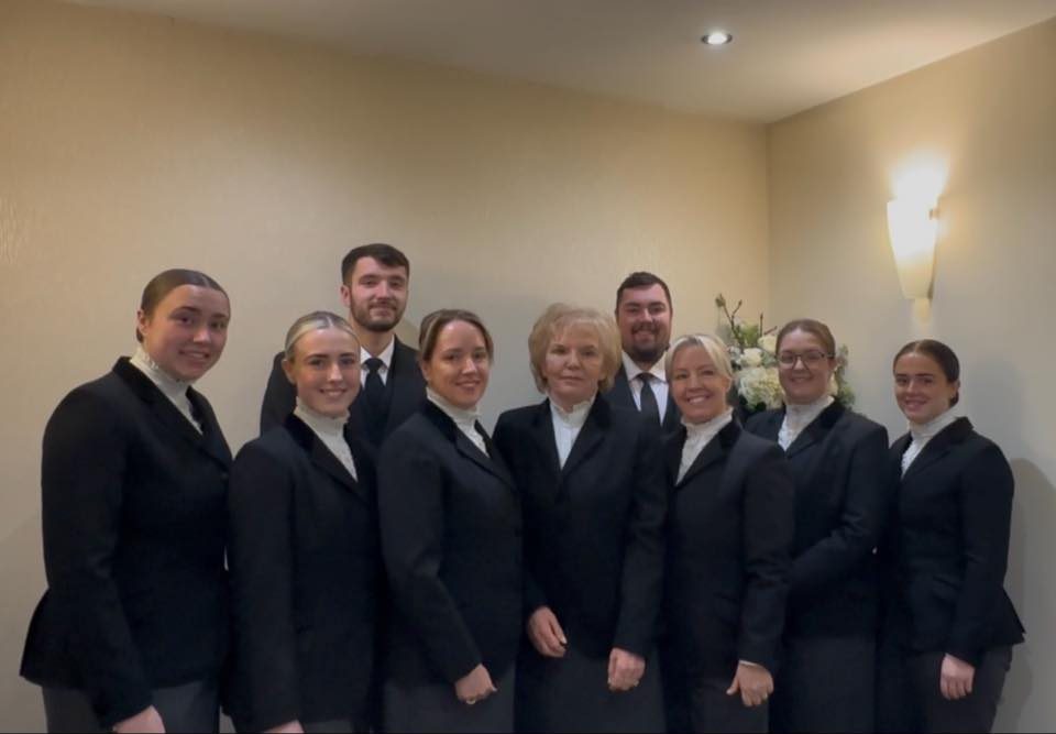 Hunter family at MLS Funeral Directors